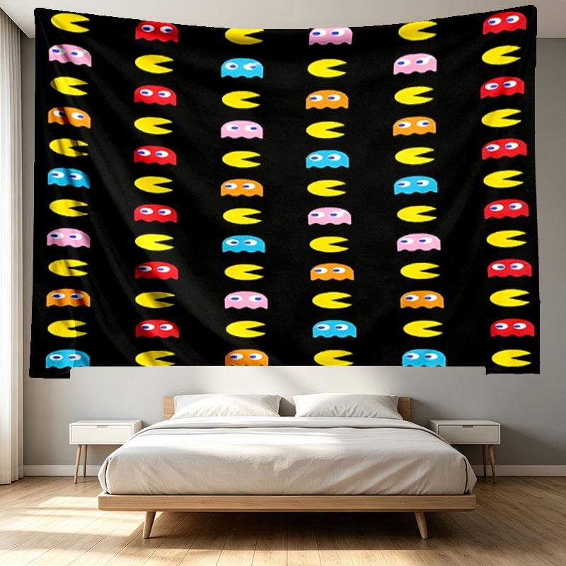 PAC Print Tapestry - Portable Wall Decor Cloth, for Home, Dorm, Travel, Bedroom, Living Room - Ideal Birthday Housewarming Gift