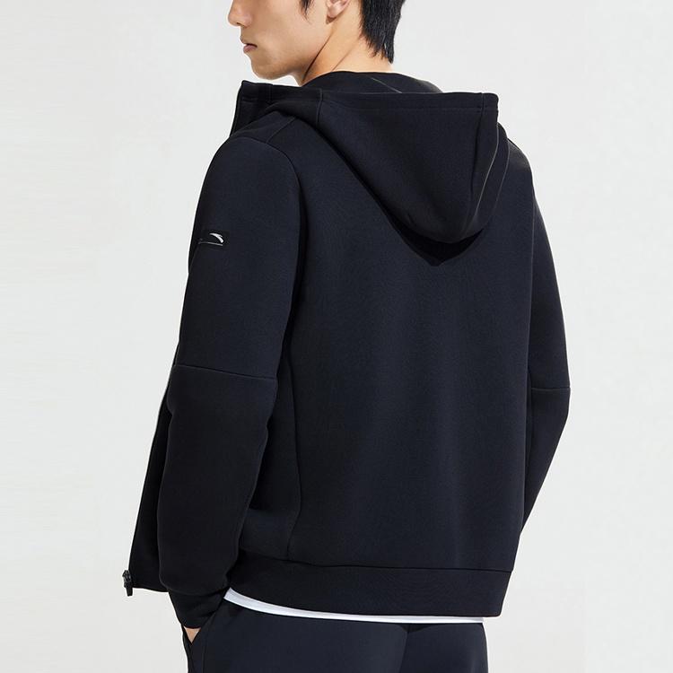 ANTA Jackets Men's Black Hooded Moderate Other 152317733-5