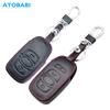 Leather Car Key Cover Remote Fob Shell Protector Case Auto Accessories For Subaru Brz Forester Legacy Impreza Xv