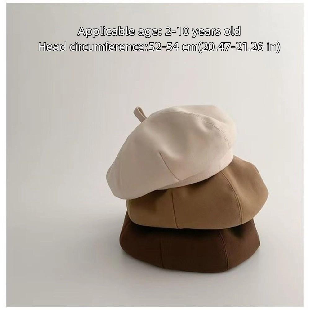 Soft Octagonal Cap Warm Artist Painter Cap Cute Pumpkin Hat  Toddler