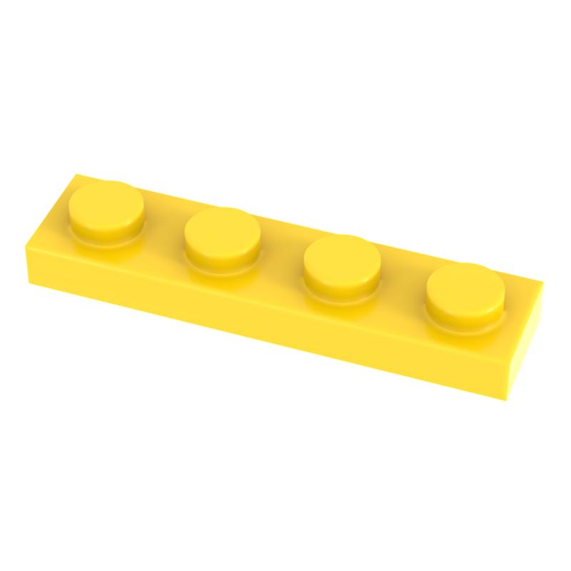 [Funbrick] 50 Stück Platte 1x4 3710 Kompatibel mit featuring Berühmter Baustein Klassischer Baustein Spielzeug MOC DIY
