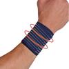 1 Pair Sport Elastic Bandage Nylon Wrist Support Bracer Wristband Adjustable Portable Brace Support for Outdoor Activity