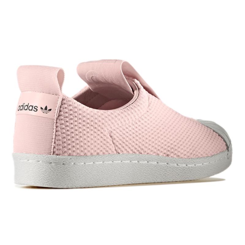 Adidas Superstar BW3S Slipon W 'Pink White' Women's Sneakers BY9138
