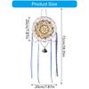 Floral Lantern with Pearls and Ribbon MidAutumn Festival Handheld Toy Kids Led Lights New Year Night Market Stall
