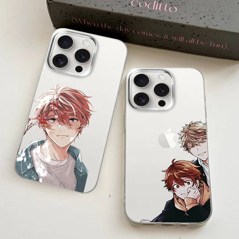 Anime G-GIVENS Phone Case For IPhone 17 16 15 14 Plus 13 12 11 Pro Max Phone Back Cover Transparen