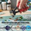 8 Inch Heavy Duty Wheeled Glass Mosaic Nipper with Soft Rubber Handle Ceramic Tile Nipper Mosaic Tools Tile Cutter Pliers