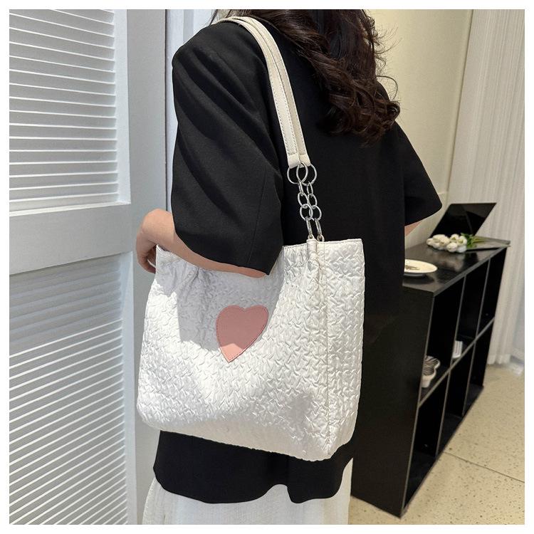 Torebka Jednoramienna w Kształcie Serca: 2025 Modna, o dużej pojemności, wszechstronna torba damska na co dzień i do dojazdów do pracy