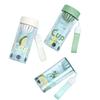Water bottle portable water cup coffee cup summer mini compact cup outdoor office worker high temperature resistant plastic cup