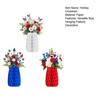 3Pcs Honeycomb Ball Ornament Decorative Hanging Balls USA Themed Indoor Outdoor Festive Atmosphere Holiday Party
