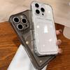 Luxury Card Slot Bag Transparent Case For iPhone 15 15Pro Pro 15Plus Plus + ProMax 15ProMax Airbag Bumper Shockproof Cover Capa