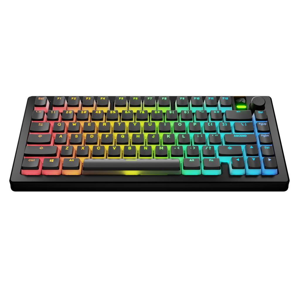 Glorious Aura V3 Keycaps Black US Retail KB0854 - - GLO-KB-ACC-KC-GPBT-AURA-BLK-US