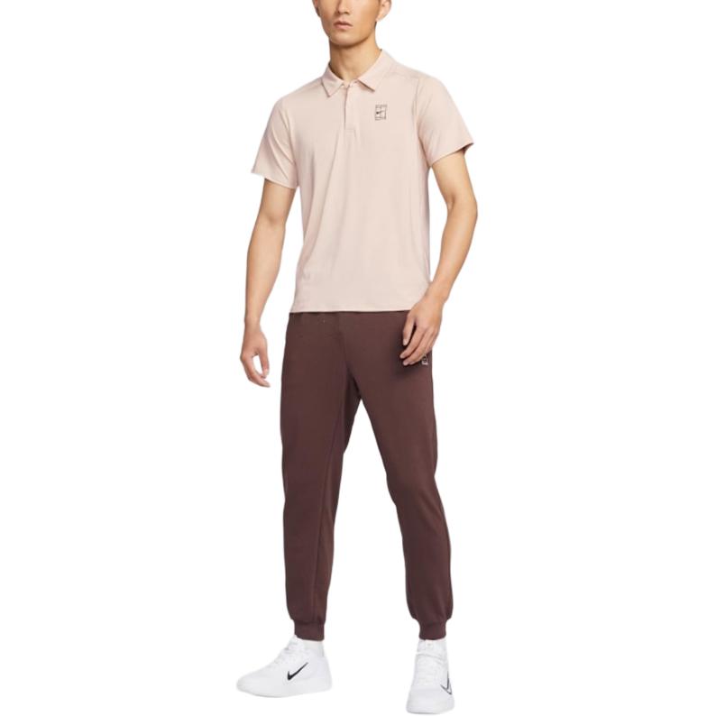 Nike Oddychająca, wygodna koszulka polo sportowa Dri-Fit Męska Top Khaki FZ6908126