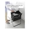 Foldable High Floor Laundry Basket Tower Large Capacity Black Yamazaki Jitsugyo 35L Laundry Box Basket Laundry Basket Laundry Rack Laundry Storage