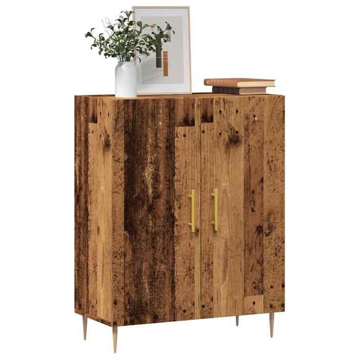 VidaXL Sideboard Reclaimed Wood 69.5x34x90 Cm Engineered Wood, Storage Cabinet, Hallway Cabinet, Side Cabinet, Furniture 857175