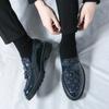 Nieuw Geruit Design Business Casual Schoenen Kwastjes Loafers Handgemaakt Zachte Vrijetijdsschoenen Ademend Comfortabel Schoeisel Mocassins