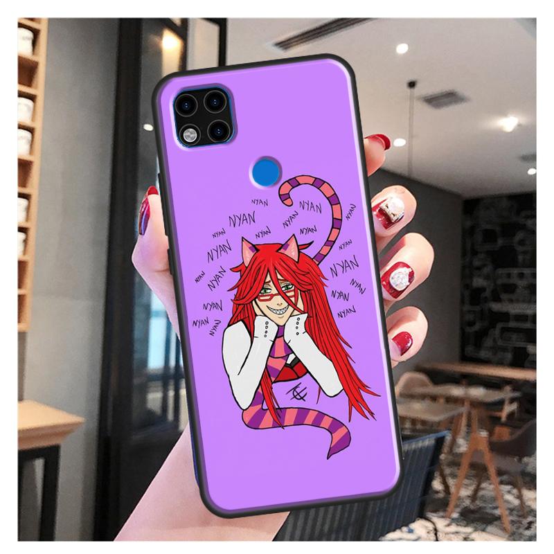Anime Black Butler Kuroshitsuji For Xiaomi Redmi Note 11 Pro Phone Case For Redmi 9T 9A 9C 9S 10S Note 9 10 Pro Back Cover