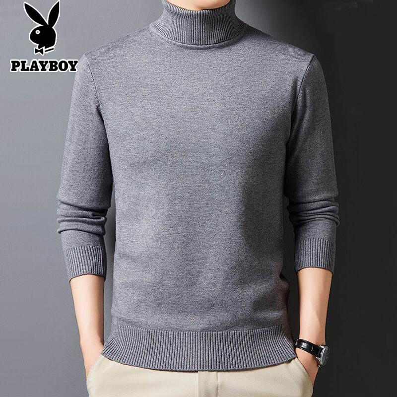 PLAYBOY Men's Turtleneck Sweater