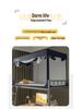 University Dorm Blackout Privacy Curtain - 3-Door Mosquito Net for Bunk Beds