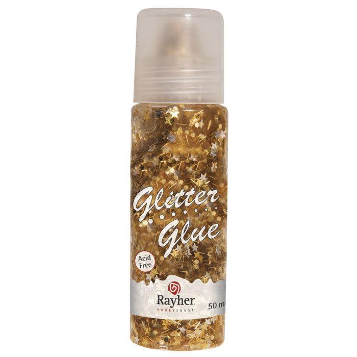 Colle pailletée L'espace Doré 50ml