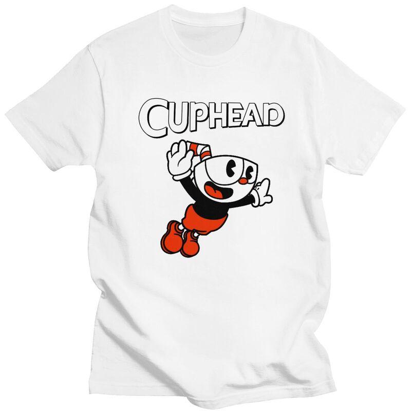 

Custom Cuphead Tshirts for Men Short Sleeves T Shirt Fashion Cartoon Game T-shirt Loose Fit 100% Cotton Tees Gift Idea - Men ... S разноцветный