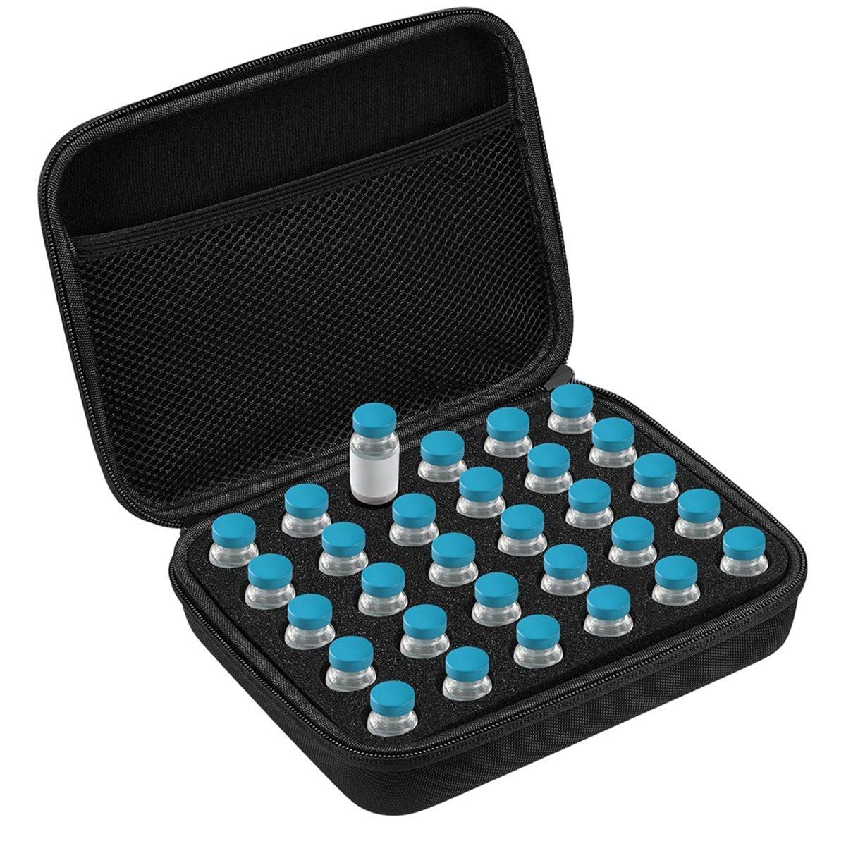 

30 Slots Hard Organizer Storage Box Carrying Case 10ml Insulin Vial Storage Box for Small Injection Vials China Mainland