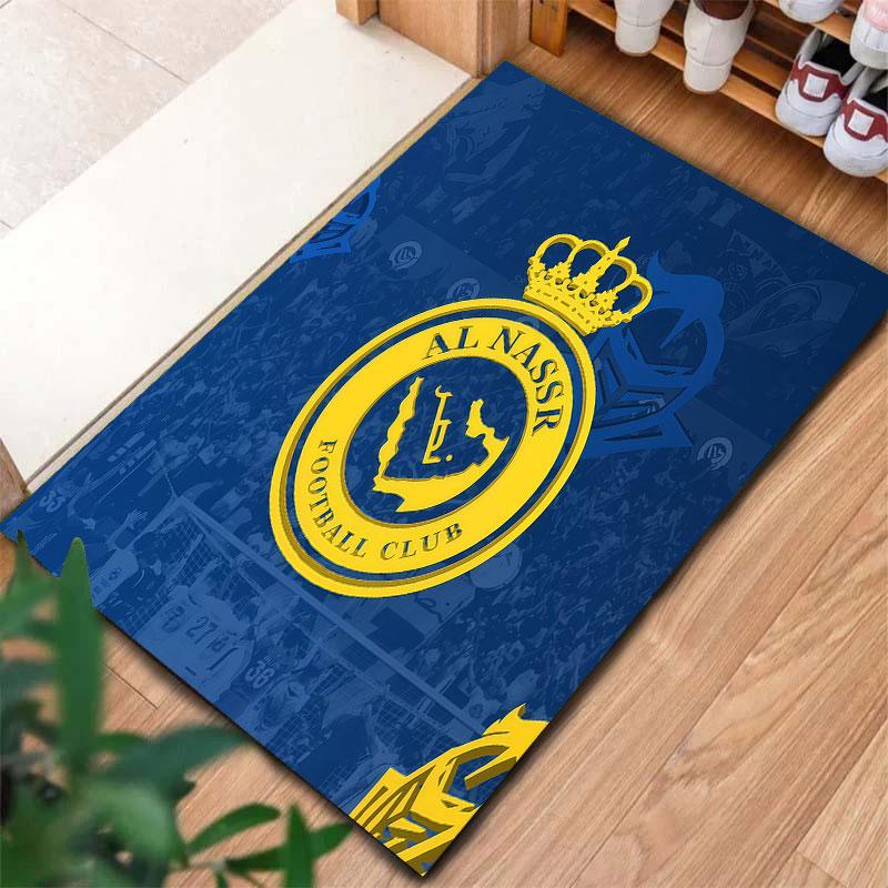 Al-Nassr FC Carpet Rug for Living Room Bedroom Home Sofa Decoration,Kids play Non-slip Floor Mat