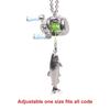 Miniature Fishing Reel Necklace Pendant Decorative Adjustable Length Neckchain Jewelry For Fishing Enthusiasts