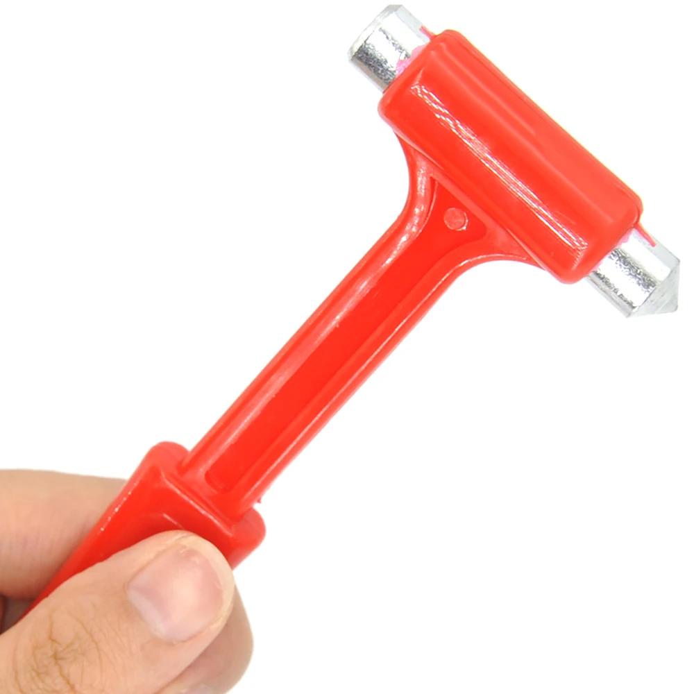 Car Safety Hammer Universal Practical Safety Hammer Plastic Car Rescue Tool Emergency Escape Tool Seat Belt Cutter Mini Portable