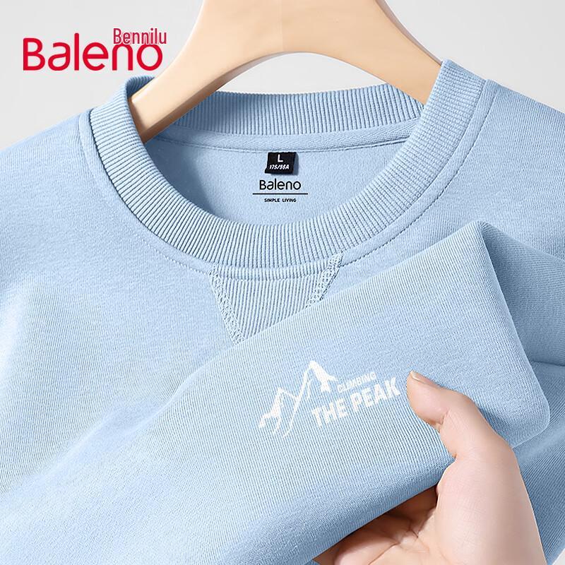 Baleno Men's American Style Relaxed Fit Crewneck Sweatshirt