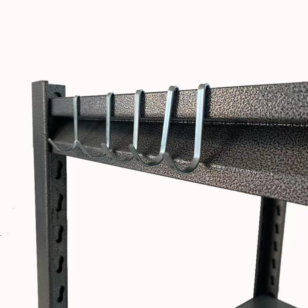 5pcs 6*2cm Sn ap-On Hooks Stainless Steel Small Hook Shelf Flat Card Hook  Living Room