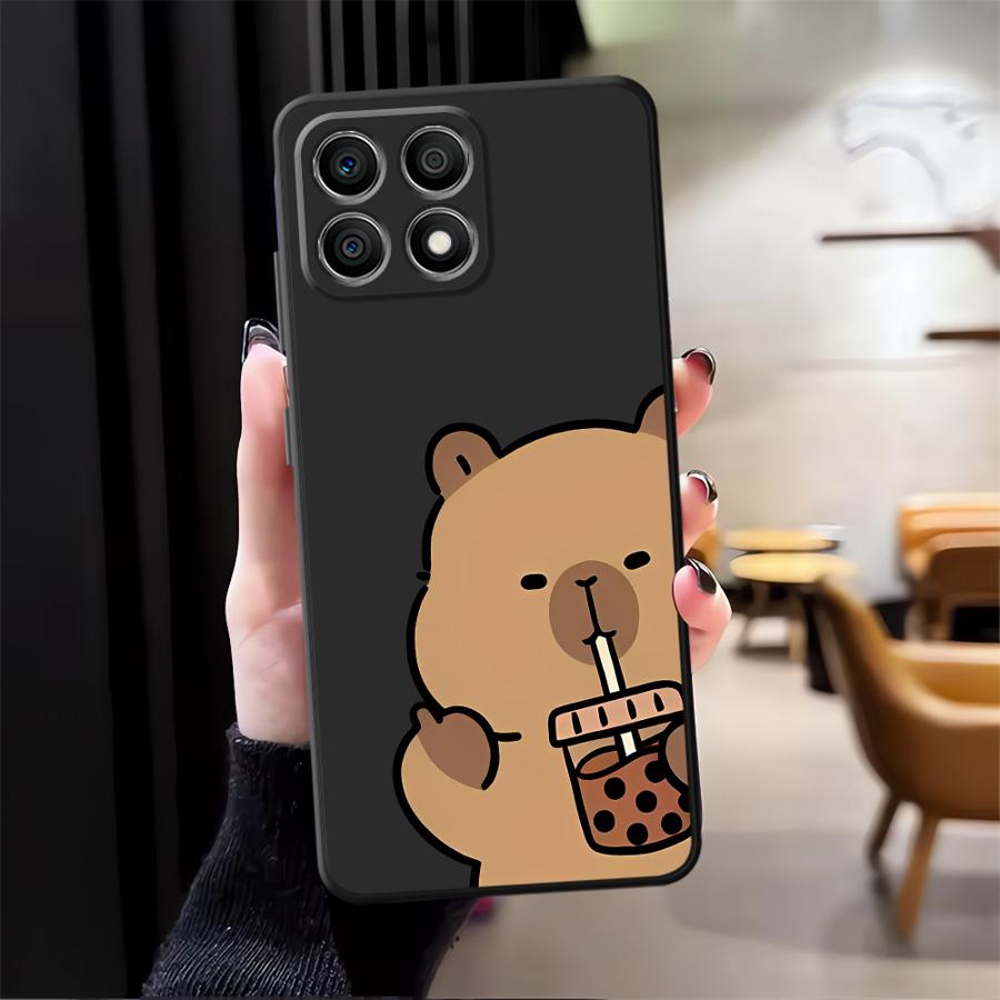 

Funny Capybara Case for Honor 70 90 X8 Magic5Lite X9a 8X X7 X6 X5b 200 400 Lite Funda Phone Cover HONOR X9C