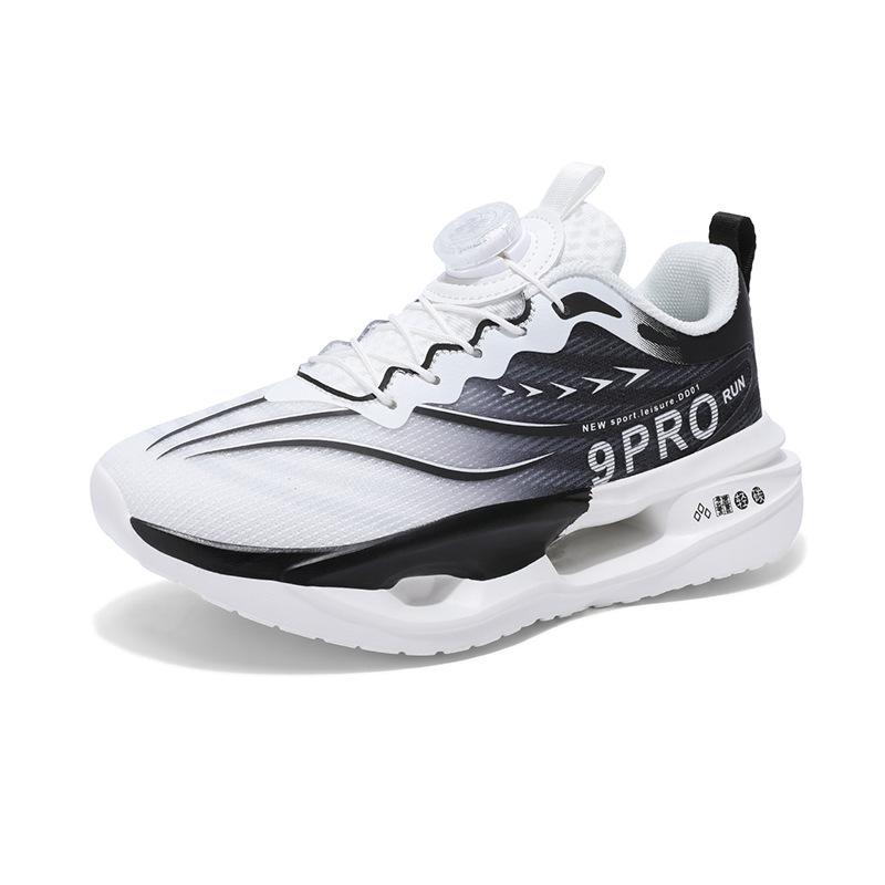 Children's Boys and Older Children's Running Shoes 2025 New Comfortable Non-slip and Wear-resistant Youth Knob Sports Shoes Student Mesh Shoes