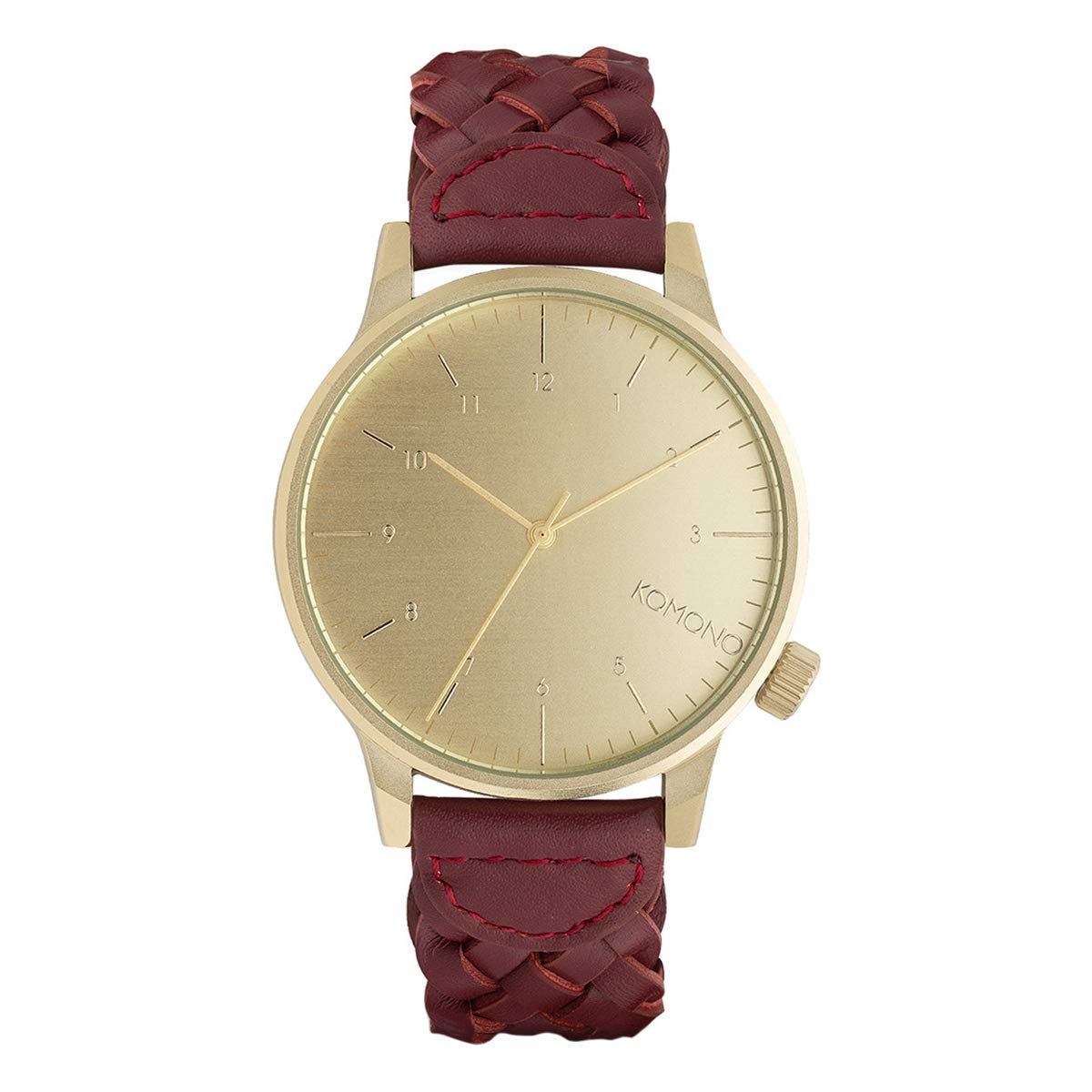 

Komono Watch Unisex WINSTON WOVEN бордовый [KOMONO] Мужские