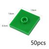 Building Up Block Parts 50Pcs Works with 23893 87580 DlY Bricks 2x2 with 1 Stud Dots Changeover Catch Designed For Educational Toy Imaginative Play
