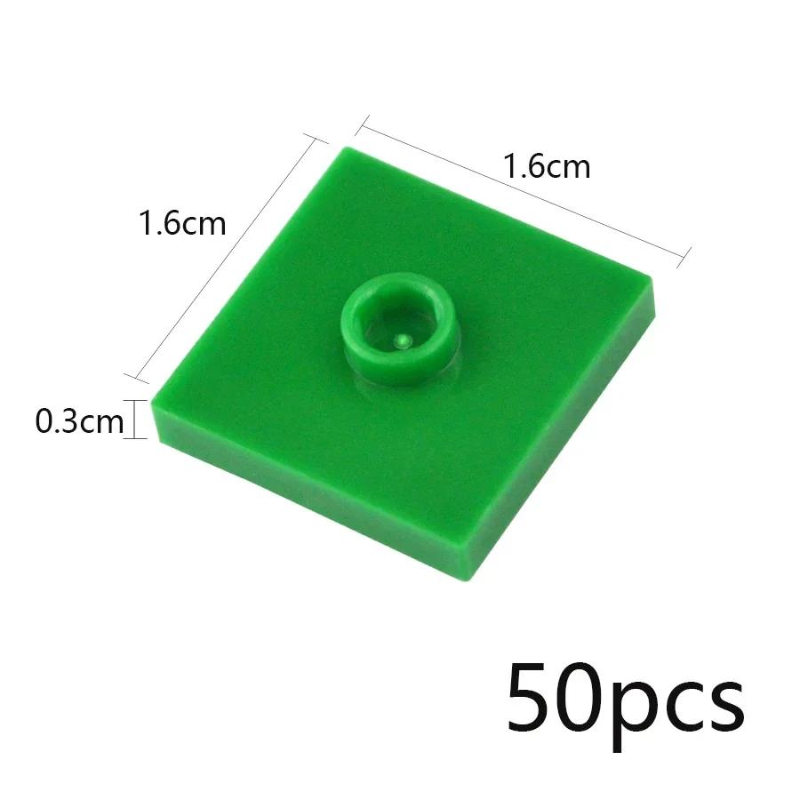 Building Up Block Parts 50Pcs Works with 23893 87580 DlY Bricks 2x2 with 1 Stud Dots Changeover Catch Designed For Educational Toy Imaginative Play
