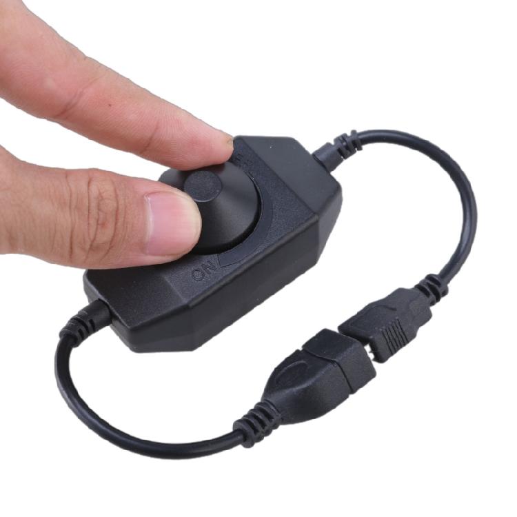USB LED Knob Dimmer DC5V Ribbon Brightness Adjustable Switches Controller