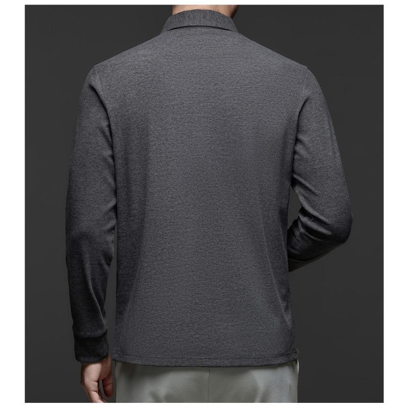 Men S Half Zip Long Sleeve Polo Shirt Casual Fashion Top