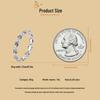 S925 Sterling Silver Butterfly Rose Earrings & Ring Set - Open Ring Design for Women