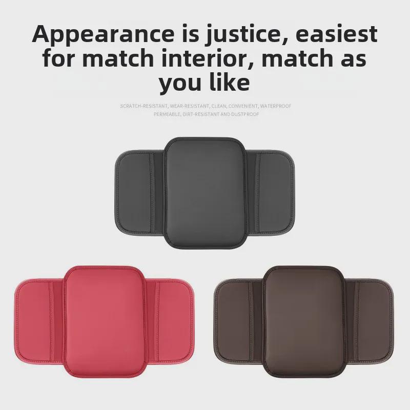 Universelles Auto-Armlehnenpolster: Aufbewahrungstasche, Taschentuchhalter und Ellenbogenstütze