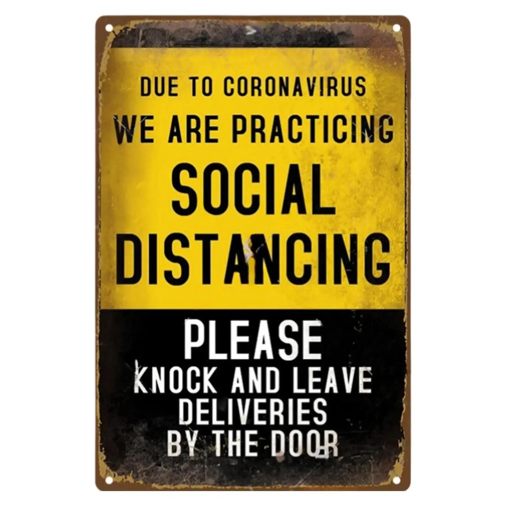 Vintage Caution Notice Zone Sign Metal Plate Warning Children Vedio Retro Plaque For Man Cave Garage Danger Door Wall Decor