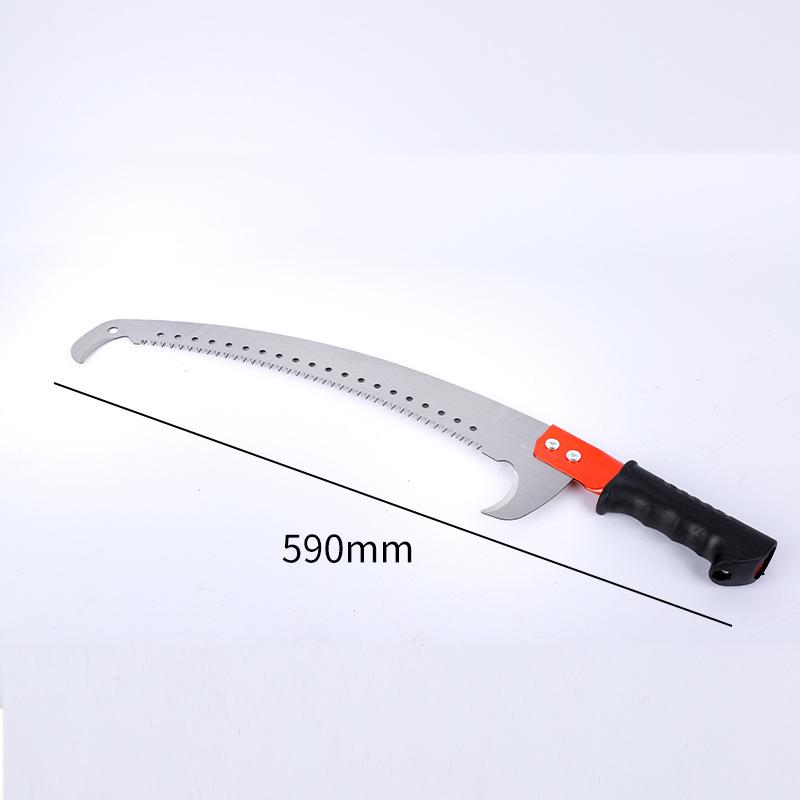 High Altitude Pruning Hand Saw for Thick Branches - Double Hook Design for Garden and Fruit Tree Maintenance