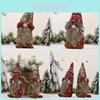 Adorable Christmas Decoration Adornment Featuring Eye-covered Faceless Doll Figurine