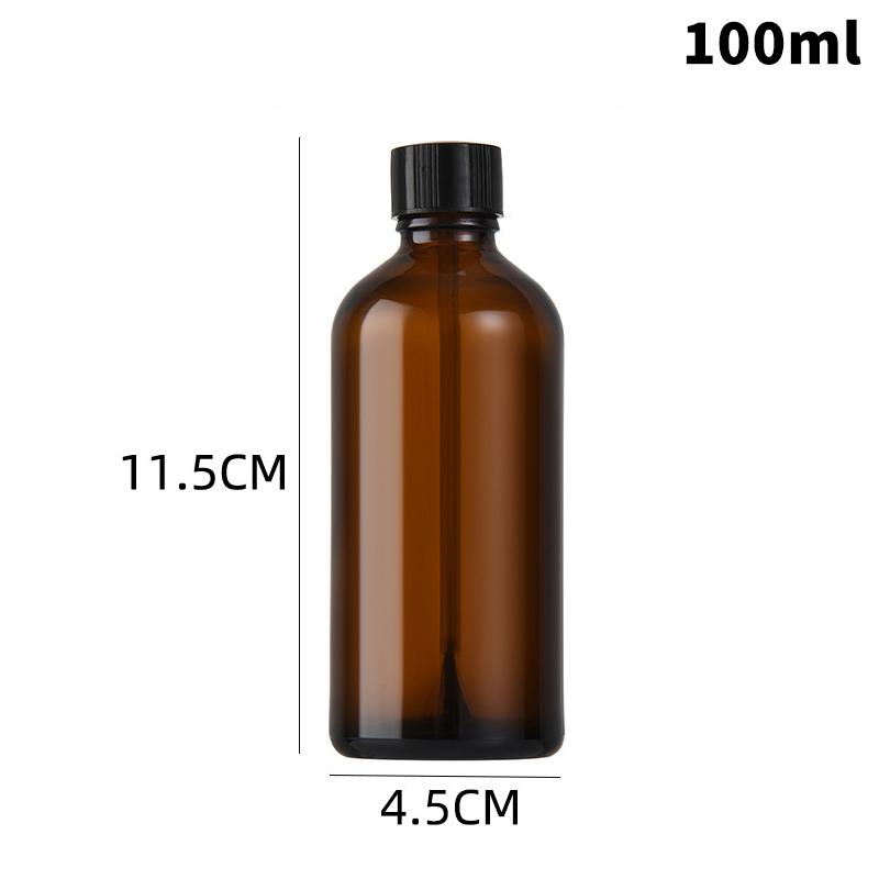 Transparent Glass Nail Polish Bottles Empty Refillable with Brush for Essential Oils and Home ManicureHot Sale