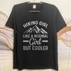 Graphic Summer Boys Tshirt Hiking Girl Like A Normal Girl But Cooler Short Sleeve Solid Color Oneck Tees Male Workout Tshirt