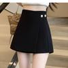 High-Waisted A-Line Summer Skort: Women's Fashion Loose-Fit Wide-Leg Shorts
