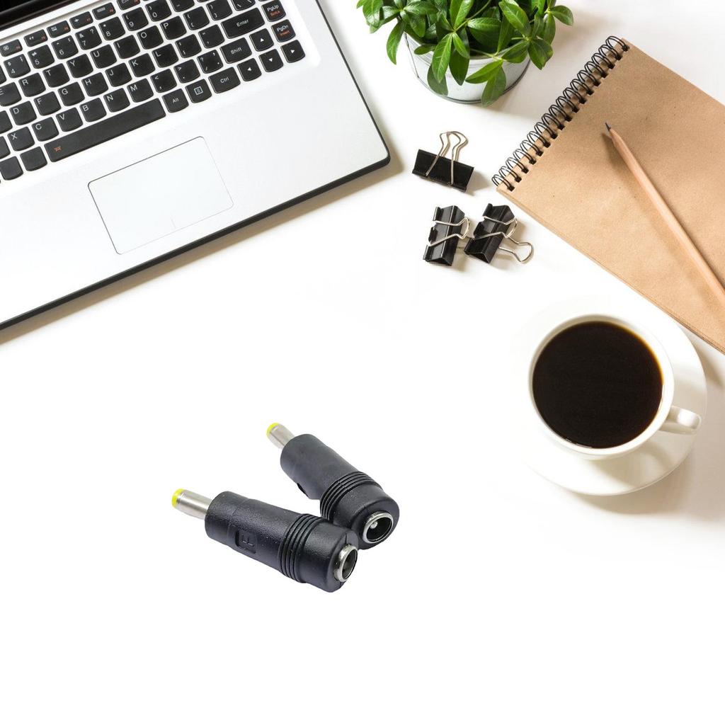 Przenośny adapter konwertera DC5521 żeński na DC4.8x1.7mm męski głowica do konwersji zasilania dla różnych marek laptopów