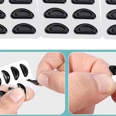 10/20 pares Almofadas Nasais Antiderrapantes para Óculos Silicone Macio Adesivo Almofadas Nasais para Óculos de Armação Plástica Óculos de Sol