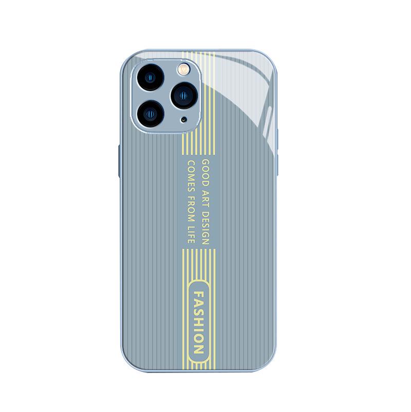 Luxury Full Package Anti-Fall Case for Apple SE, 11 Pro, 12, 13/14, 15 XS - Metal Texture.
