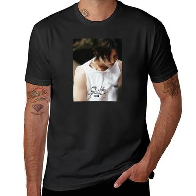 Taemin Guilty Oil Paint Tshirt Vintage Clothes Graphics Hippie Clothes Blacks Big and Tall T Shirts for Men