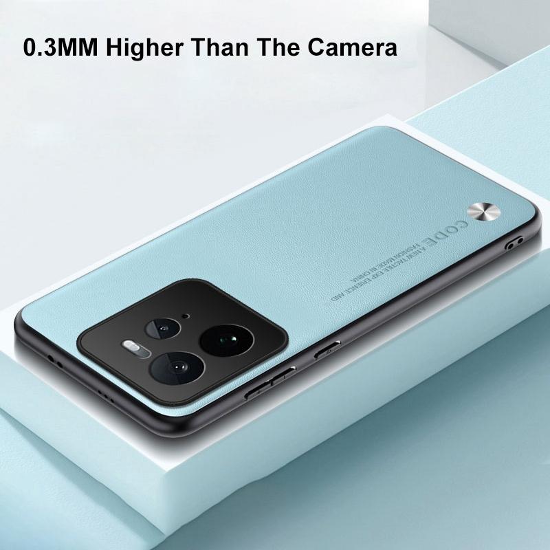 Luxury PU Leather Case For Realme GT7 Pro Back Cover Matte Silicone Full Protection Phone Case For RealmeGT7 Pro GT7Pro 5G Coque